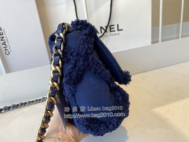 Chanel女包 香奈兒專櫃最新款提花嬉皮包 19Bag Chanel手提肩背枕頭包 AS1160  djc4071